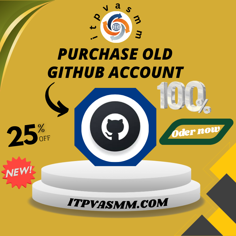 Purchase Old GitHub Account